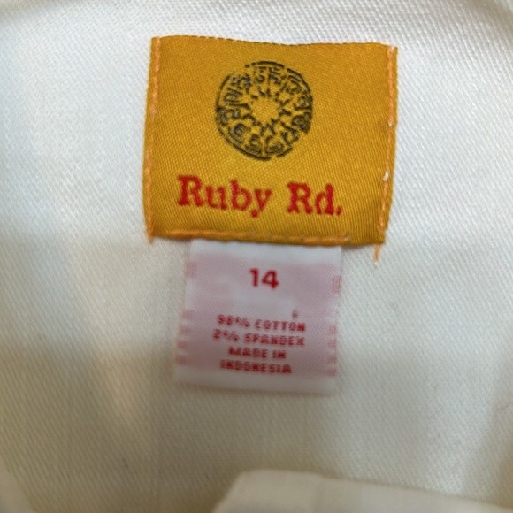 Ruby Rd. Off White Jean Jacket - Picture 4 of 4